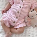 Little B's Ruffled Romper - Pink