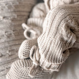 Luna + Luca Organic Booties - Natural