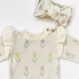 Luna + Luca Tulip Jacquard Jumpsuit