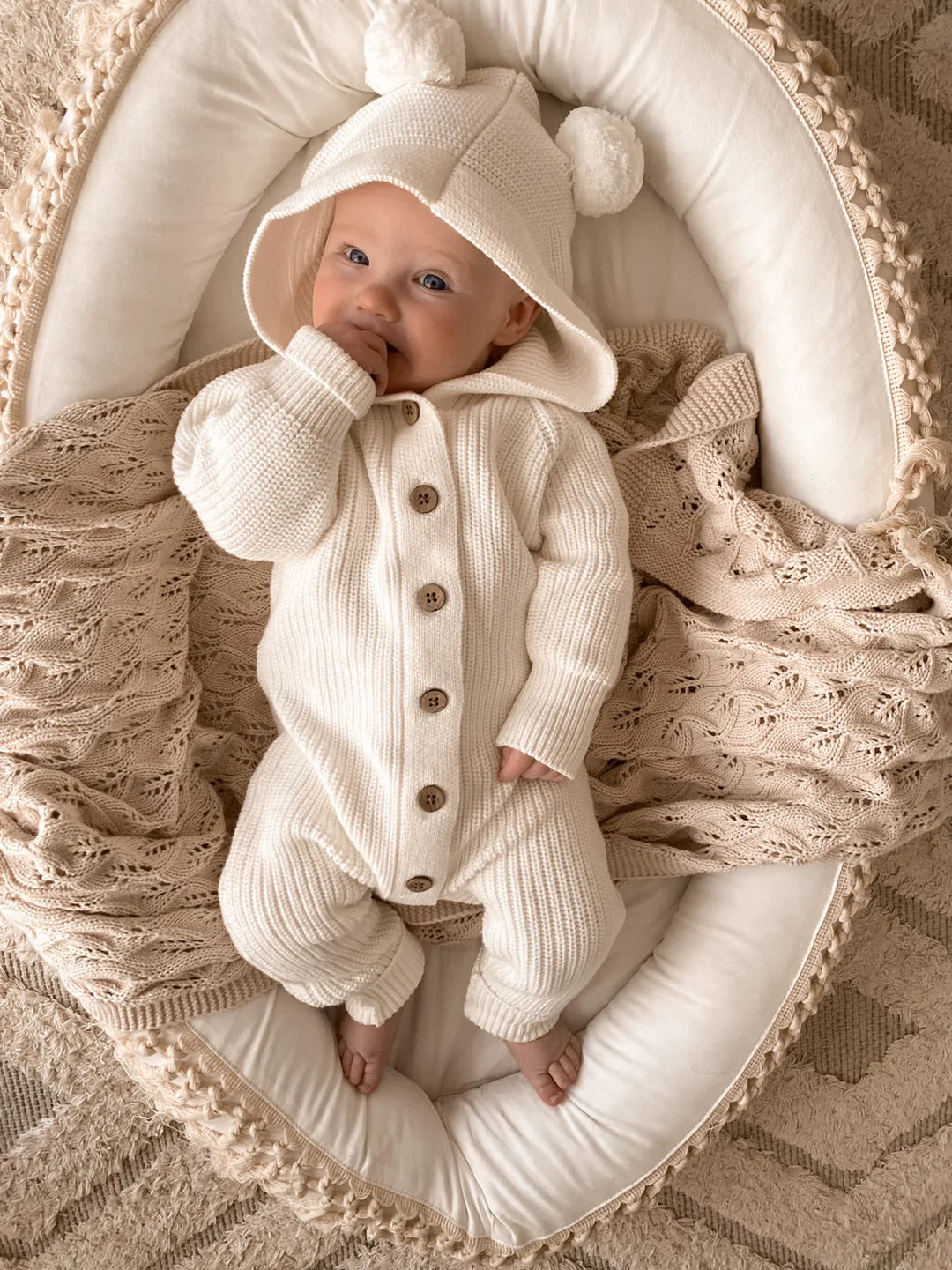 Little B's Classic Hoodie Jumpsuit - Milk – Luna + Luca Little B's Classic Hoodie Jumpsuit - Milk – Luna + Luca