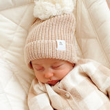 Ziggy Lou Beanie - Gingham (Caramel)