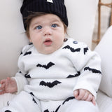 Midnight Bats Jacquard Jumpsuit