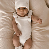 Luna + Luca Novelty Knit Romper - White