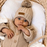 Little B's Ribbed Beanie - Oak