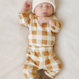 Western Gingham Bodysuit + Pant Set