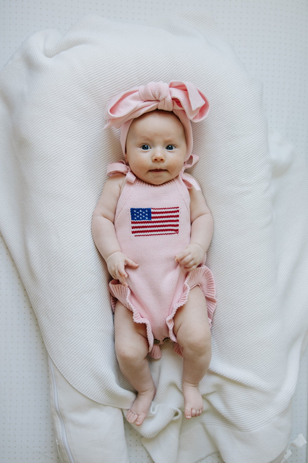 Americana Frills Romper – Luna + Luca