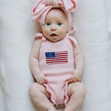 Americana Frills Romper