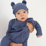 Luna + Luca Bear Waffle Set - Stormy Blue