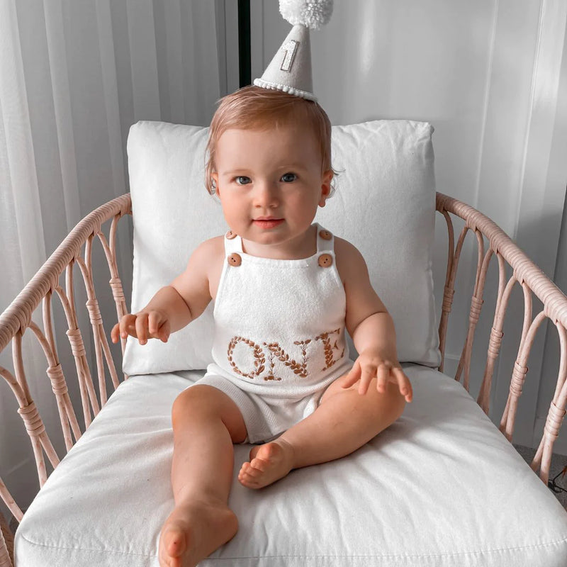 Baby top birthday romper