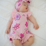 Wildflower Dreams Romper - Powder Pink