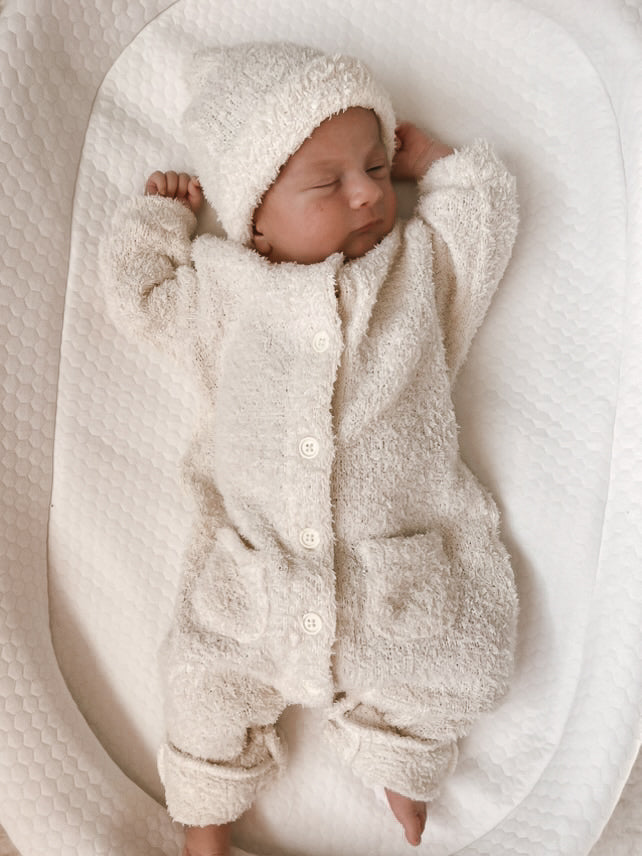 Luna + Luca Cozy Teddy Pocket Jumpsuit