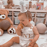 Birthday Romper - Milk