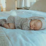 Luna + Luca Cozy Bunny Romper
