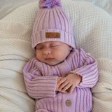 Little B's Ribbed Beanie - Violet