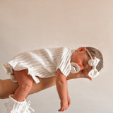 Little B's Ruffled Romper - Milk