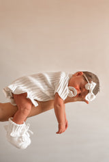 Little B's Ruffled Romper - Milk
