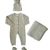 Bring Me Home Classic Cable Knit Bundle - Natural