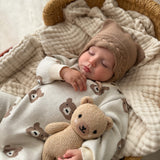 Baby Bear Bonnet - Acorn