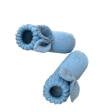 Bunny Ear Booties - Powder Blue