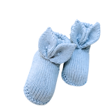 Bunny Ear Booties - Powder Blue