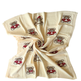 Christmas Bear Organic Cotton Blanket