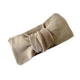 Classic Bow Headband - Heather Beige