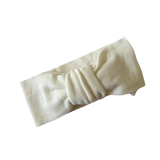 Classic Bow Headband - White