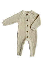 Classic Chunky Knit Jumpsuit - French Cream