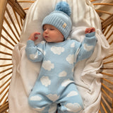 Cloud Dreams Jumpsuit - Powder Blue