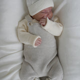 Luna + Luca Natural Knit Overalls