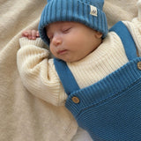 Luna + Luca Pom Beanie - Denim Blue