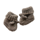 Cozy Bear Booties - Bear Brown