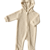 Luna + Luca Baby Bear Jumpsuit - Cozy Teddy