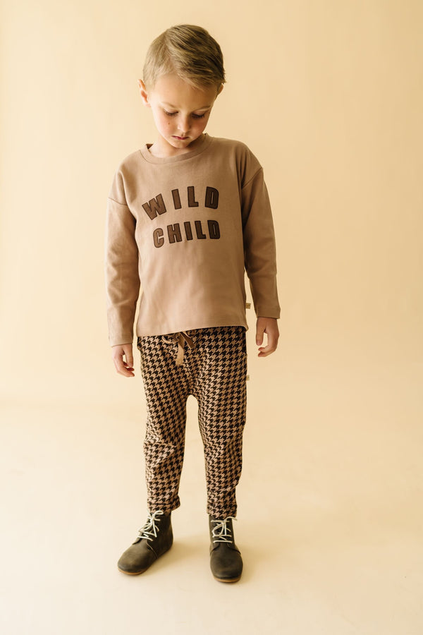 Organic Long Sleeve Tee & Pant Set - Wild Child