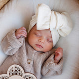 Classic Bow Headband - Cream