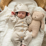 Bear Cub Jumpsuit - Natural