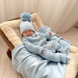 Classic Baby Blanket - Powder Blue