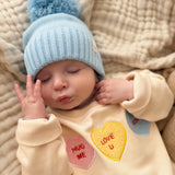 Candy Hearts Bubble Romper