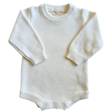 Essential Knit Romper - White