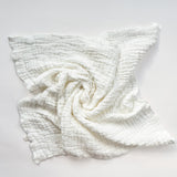 Luna + Luca Cotton Gauze Baby Blanket - White