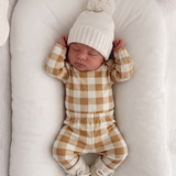 Western Gingham Bodysuit + Pant Set