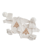 Ziggy Lou Neutral Christmas Tree Sweater