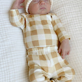 Western Gingham Bodysuit + Pant Set