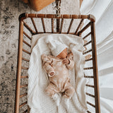 Luna + Luca Organic Booties - White