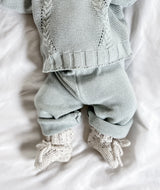 Luna + Luca Knit Pants - Frosty Blue