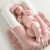 Classic Bow Headband - Powder Pink