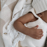 Busy Bee Gingham Baby Blanket