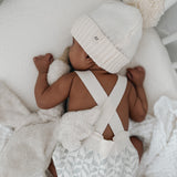 Luna + Luca Pom Beanie - Cream