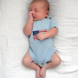 Americana Knit Romper