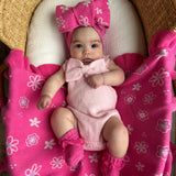 Classic Ruffle Booties - Peony Pink